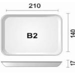 Bandejas em EPS B1, B2, B3, B4, B5, F02