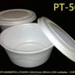 Marmita EPS com tampa 500ml, 750ml e 1.100 ml